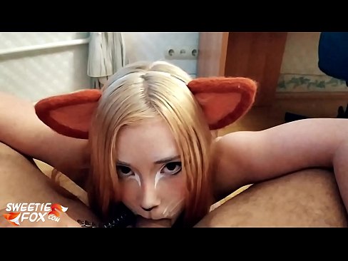 ❤️ Kitsune ກືນ dick ແລະສ້າງຄວາມຫມັ້ນຢູ່ໃນປາກຂອງນາງ ❤️❌ ມີເພດສຳພັນ ຢູ່ພວກເຮົາ